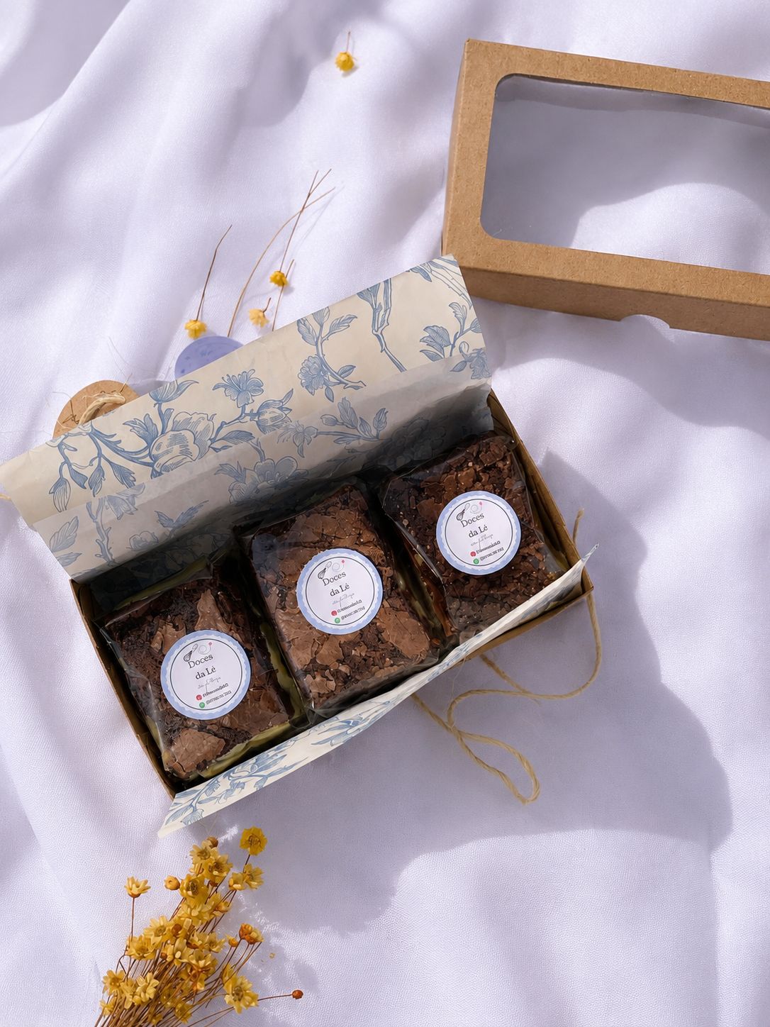 Caixa de Brownies Recheados